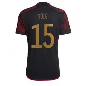 Herren Fußballbekleidung Deutschland Niklas Sule #15 Auswärtstrikot WM 2022 Kurzarm